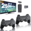 Wireless Retro Game Console with 25,000+ Games & 9 Emulators Built in