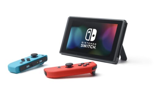 Nintendo Switch with Neon Joy-Con