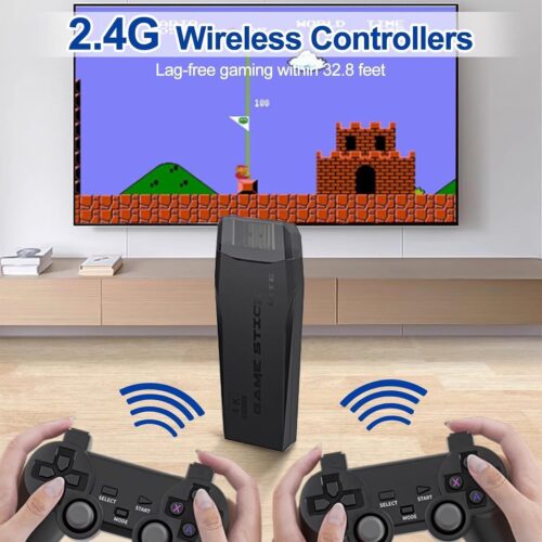 Wireless Retro Game Console with 25,000+ Games & 9 Emulators Built in