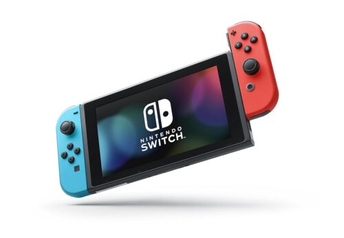 Nintendo Switch with Neon Joy-Con