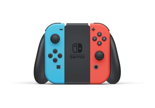 Nintendo Switch with Neon Joy-Con