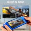 Handheld Game Console with 1200 Games, 4.3’’ HD Screen, Dual Joystick, TV Output (Blue)