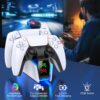 PS5 Dualsense Controller Charger Station with LED Light Dual Stand