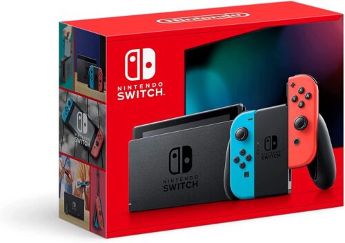 Nintendo Switch with Neon Joy-Con