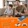 2024 Retro Game Console Stick with 4K HDMI, 19 Emulators, 20000+ Games & Dual Wireless Controllers