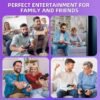 2024 Retro Game Console Stick with 4K HDMI, 19 Emulators, 20000+ Games & Dual Wireless Controllers